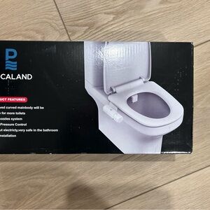 White Bidet Toilet Seat Attachment